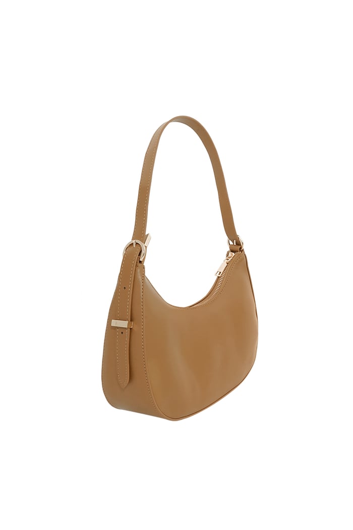 Classic half moon bag - brown Picture5