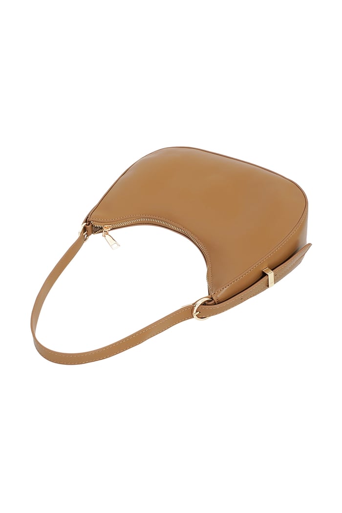 Classic half moon bag - brown Picture6