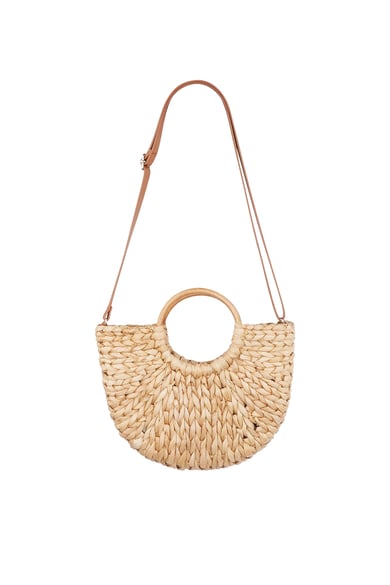 Strandtasche Halbmond - beige h5 Bild2