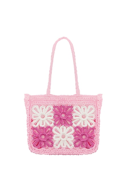 Beach bag flower future - pink 2