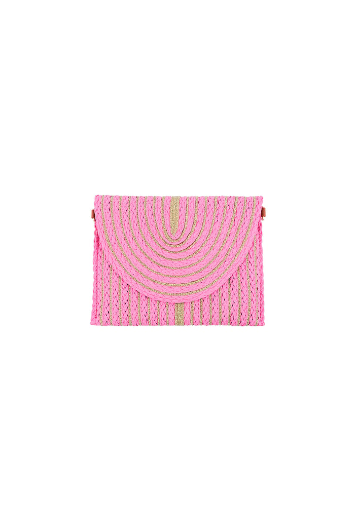 Sommerclutch living life - fuchsia 