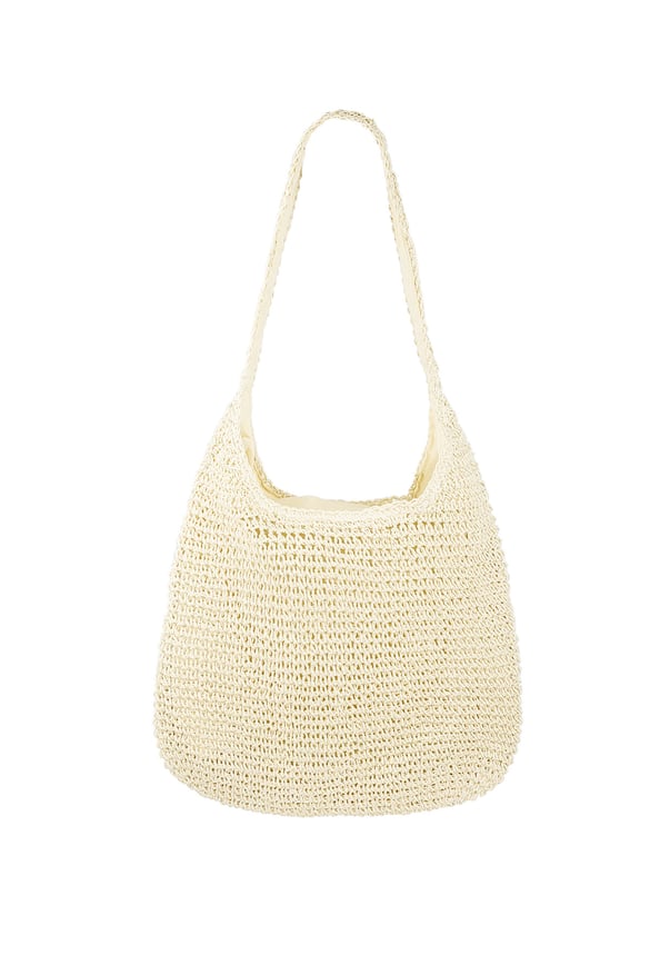 Strandtasche Keep it all - cremeweiß 2