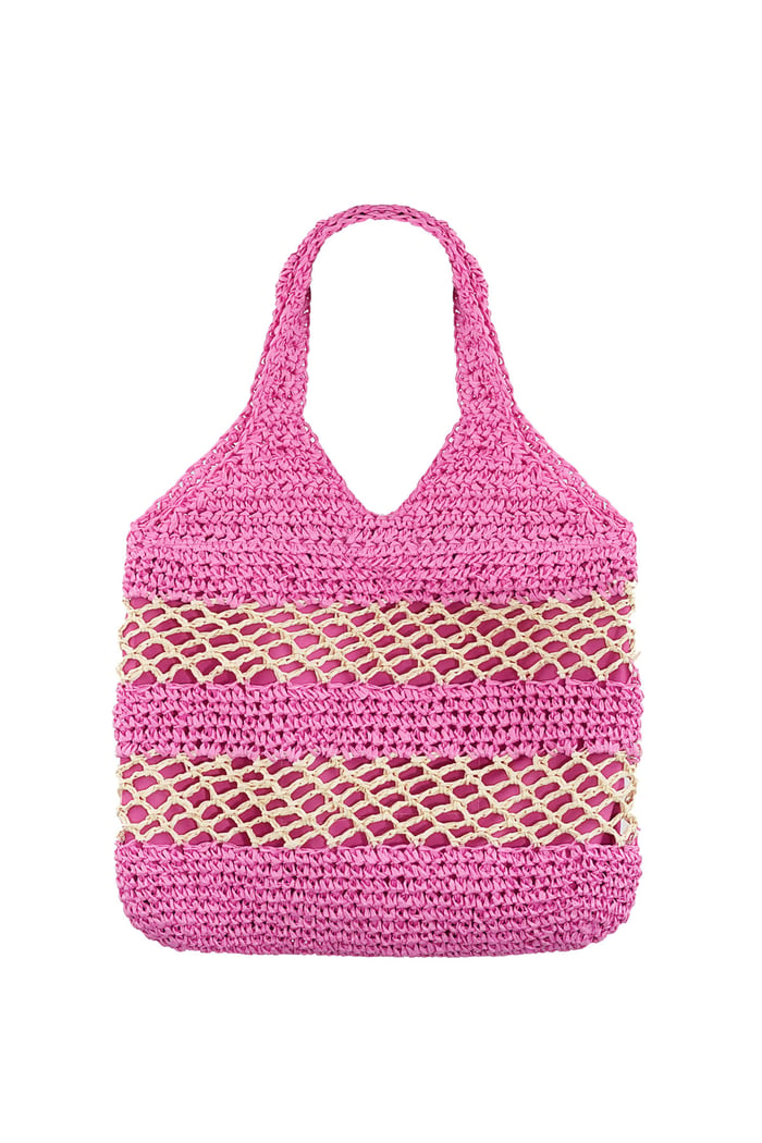 Beach bag colorful rebel - fuchsia 