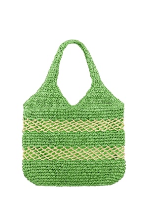 Beach bag colorful rebel - green h5 