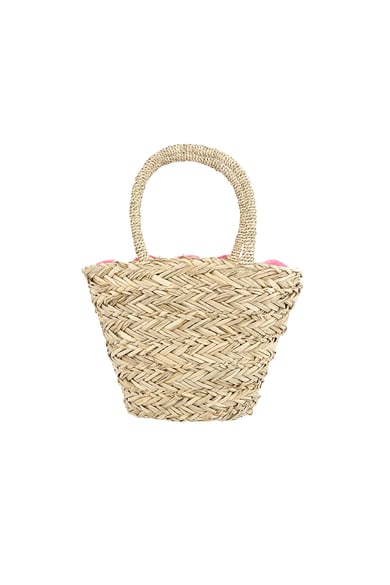 Strandtasche mit bunten Punkten - rosa  h5 Bild2