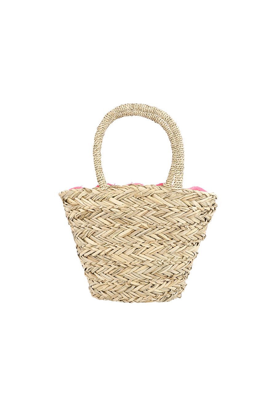 Strandtasche mit bunten Punkten - rosa  Bild2