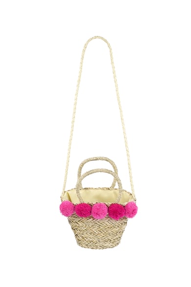 Strandtasche mit bunten Punkten - rosa  h5 Bild3