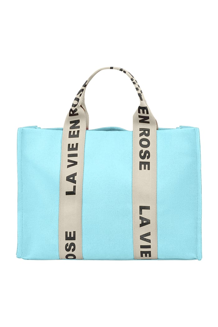 La vie en rose Shopper - blau 