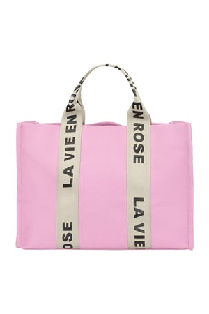 La vie en rose shopper - pink h5 