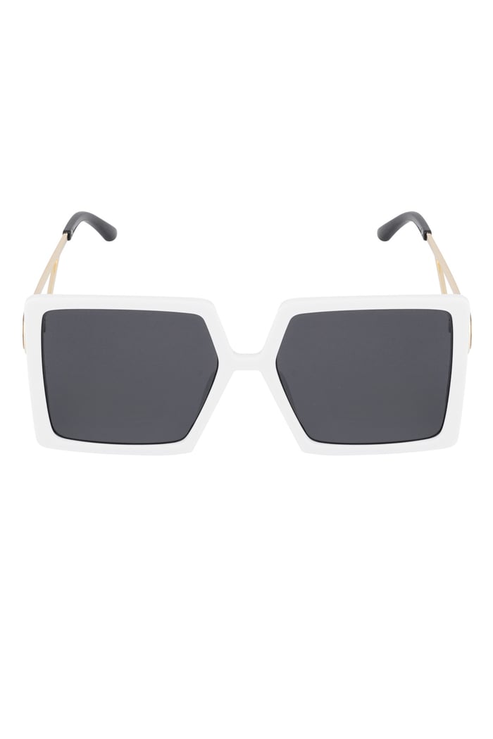 Summer statement sunglasses - white  Picture4