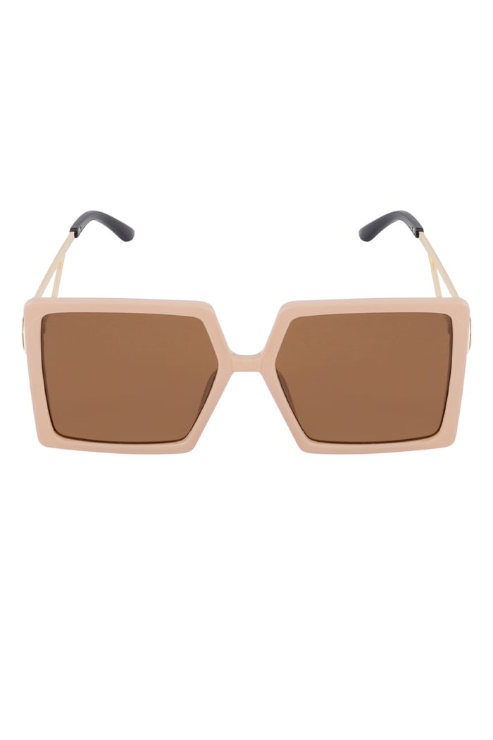 Summer statement sunglasses - beige  Picture4