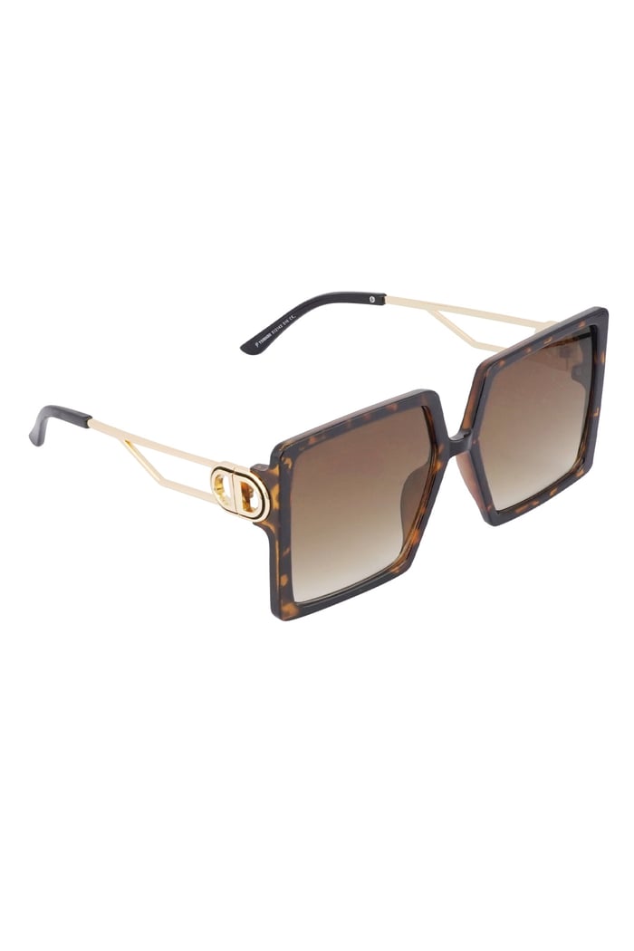 Summer statement sunglasses - brown  