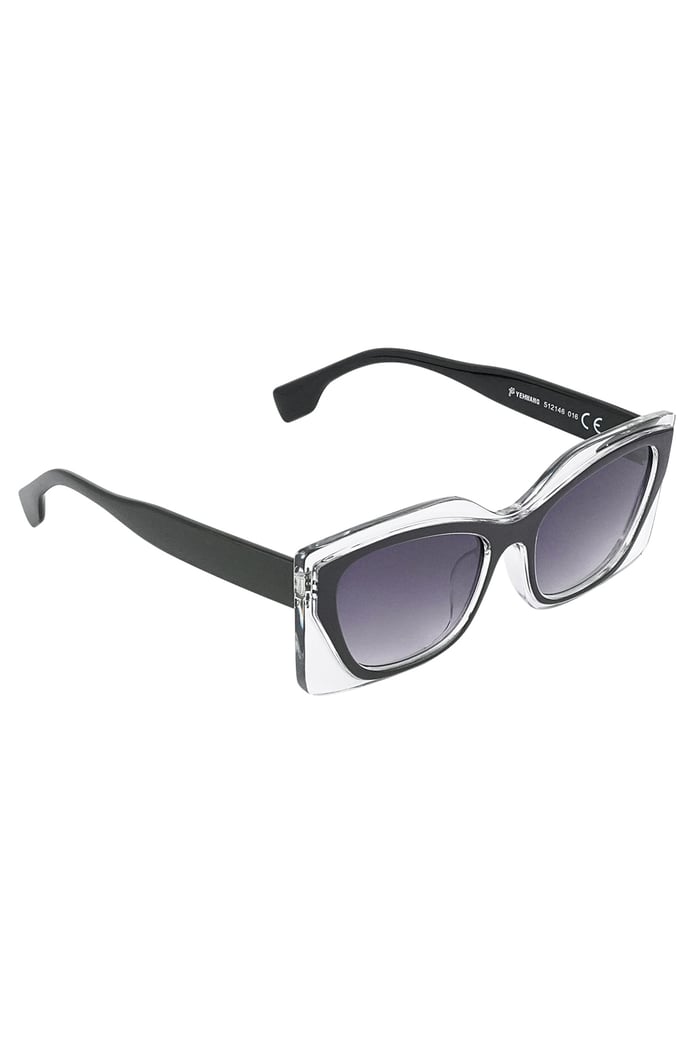 Double frame sunglasses - black/grey 