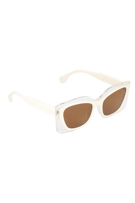 Double frame sunglasses - off-white  2