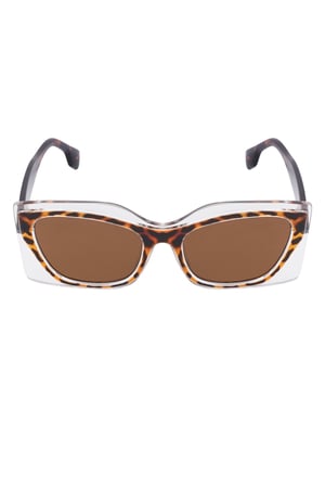 Double frame sunglasses - camel  h5 Picture4