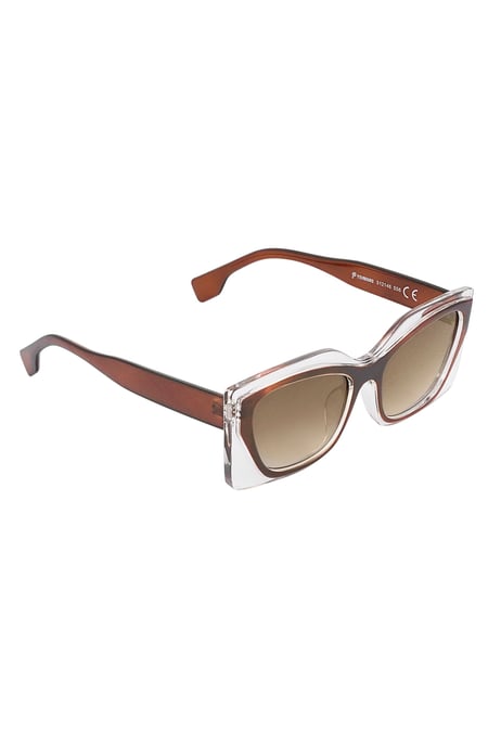 Double frame sunglasses - brown  2