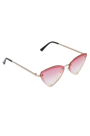 Retro party sunglasses - rose Gold color h5 