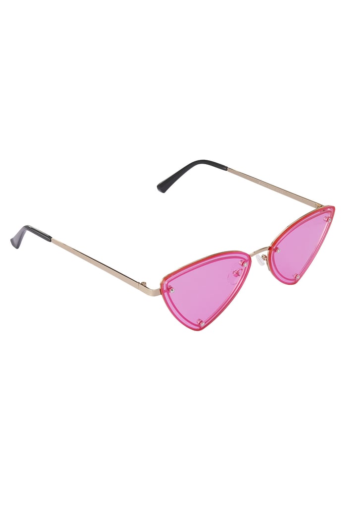 Retro party sunglasses - fuchsia 