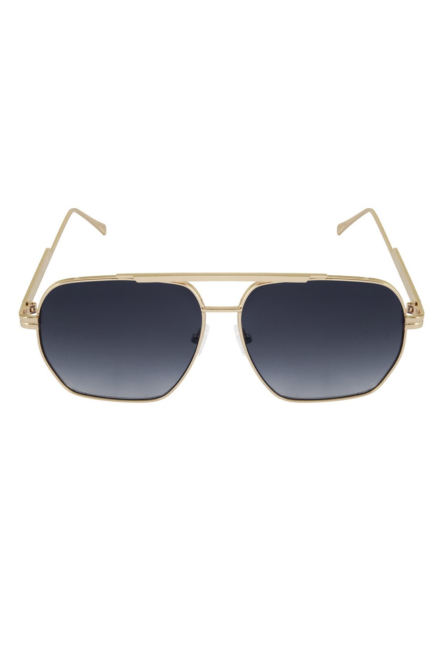 Metal summer sunglasses - Black and Gold color Picture4
