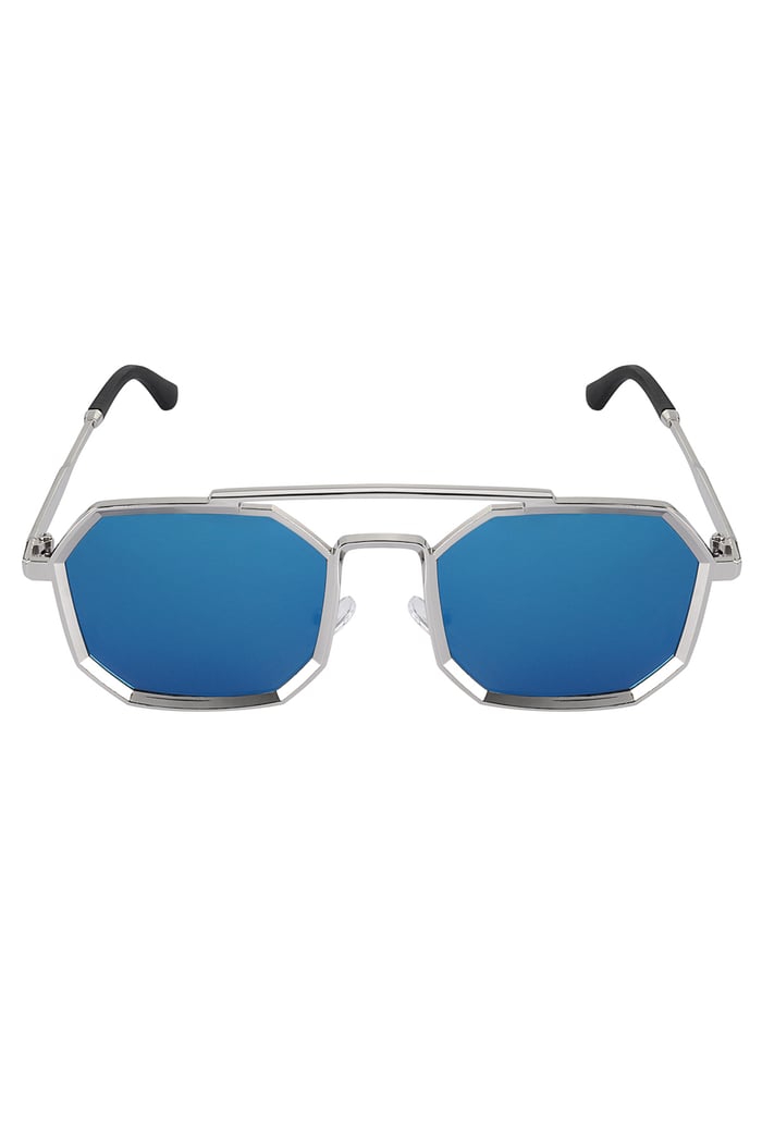 Sunglasses LuminLens - blue Silver color Picture4