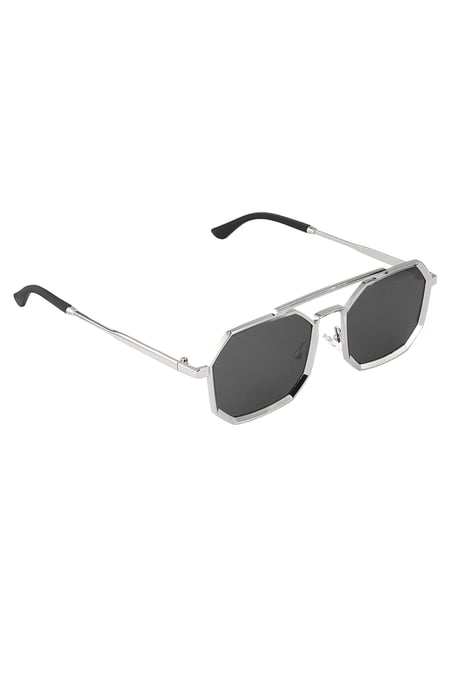 Sonnenbrille LuminLens - schwarz silber 2