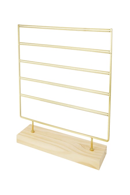 Classic earring display - Gold color