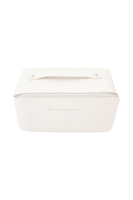 Basic make-up bag - white