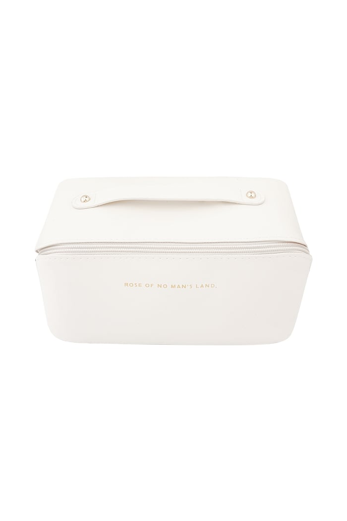 Basic make-up bag - white 