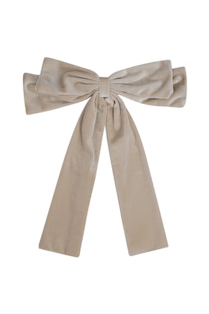 Cute hair bow - beige h5 