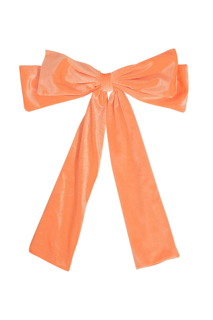 Cute hair bow - orange 