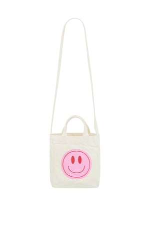 Canvas small bag smiley - pink Bag h5 Picture5