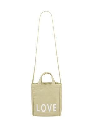 Small canvas bag love - beige h5 Picture6