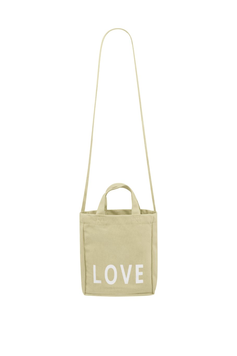 Small canvas bag love - beige h5Picture6