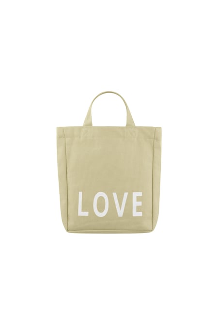 Small canvas bag love - beige 2