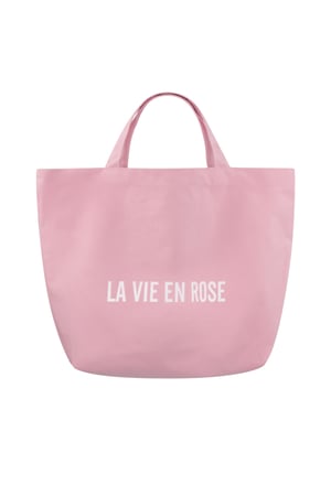 Canvas-Shopper „la vie en rose“ – rosa h5 