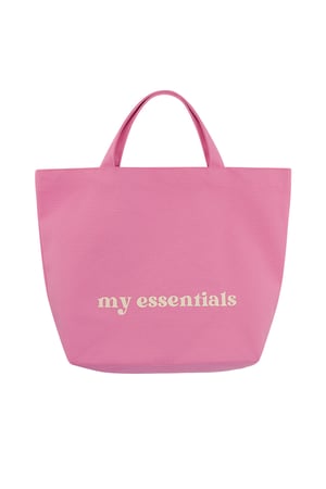 Canvas shopper my essentials - fuchsia h5 