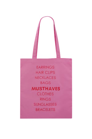 Canvas shopper yhwng must-haves - fuchsia h5 