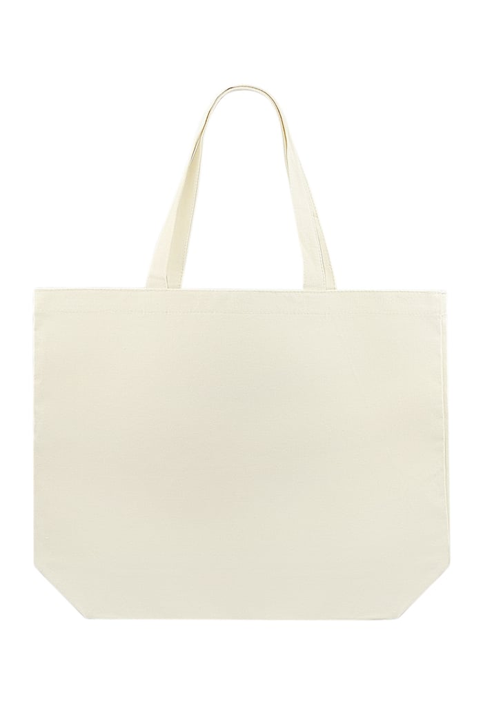 Canvas shopper love - white Picture4