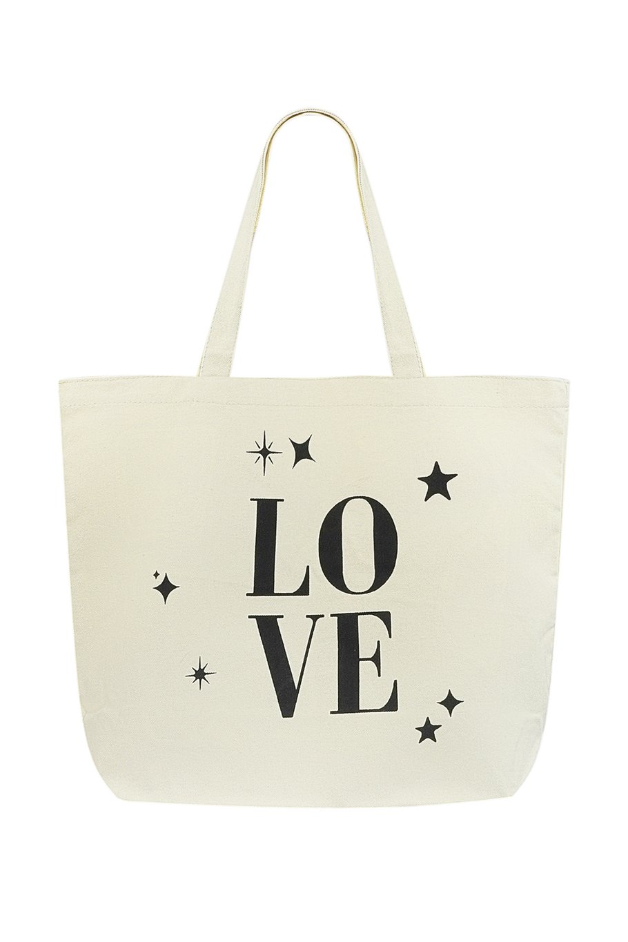 Canvas Shopper Love - weiß