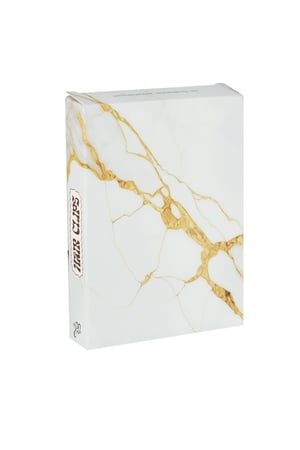 Hair clip box marble - Gold Color silver h5 Picture3