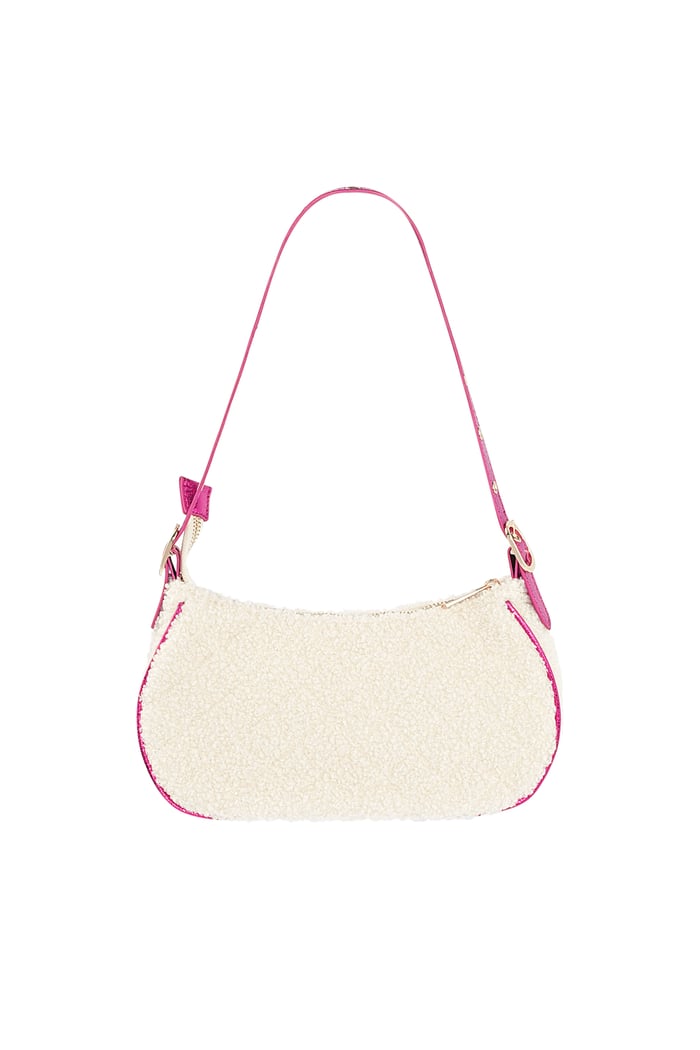 Soft Meander Tasche - Rosenrot 