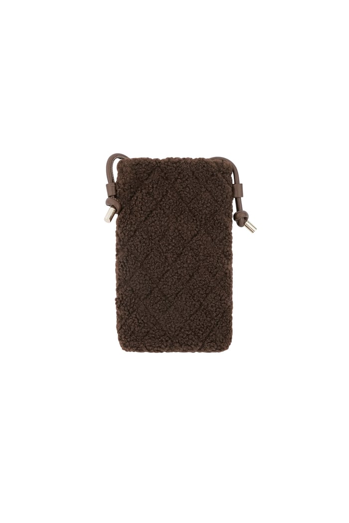 On-the-go phone bag - dark brown Picture5