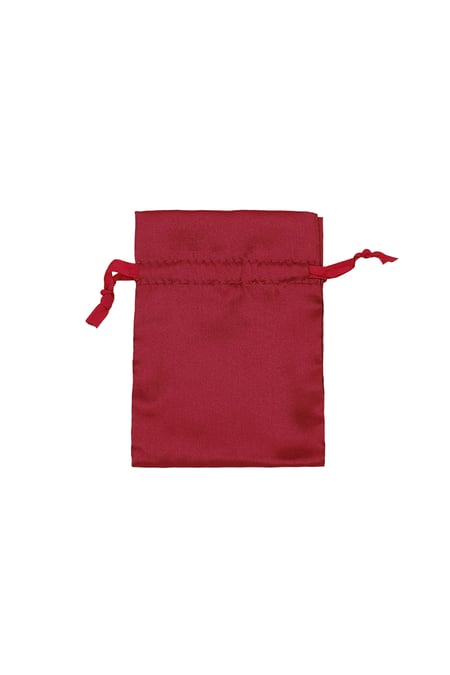 Small jewelry pouch - red