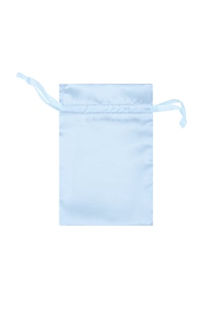 Basic satin jewelry pouch - light blue h5 Picture2