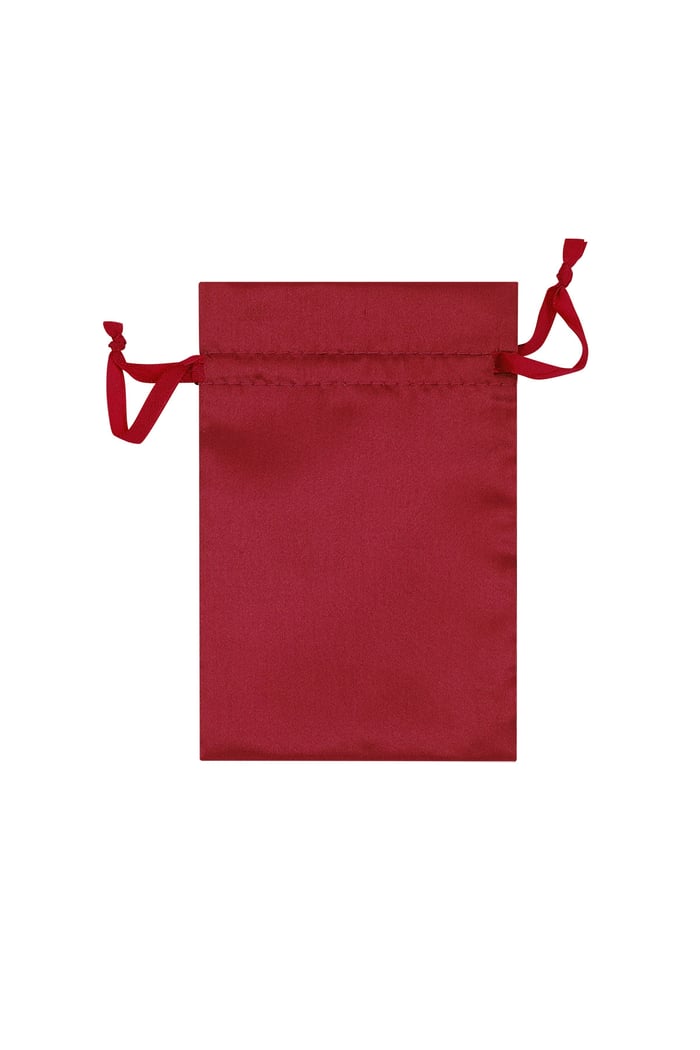 Jewelry bag satin basic - red Picture2