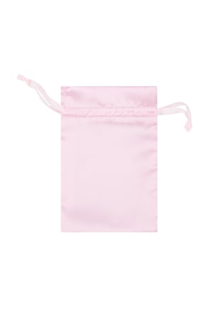 Basic Schmuckbeutel aus Satin - rosa h5 Bild2