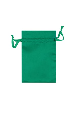 Basic satin jewelry bag - dark green h5 Picture2