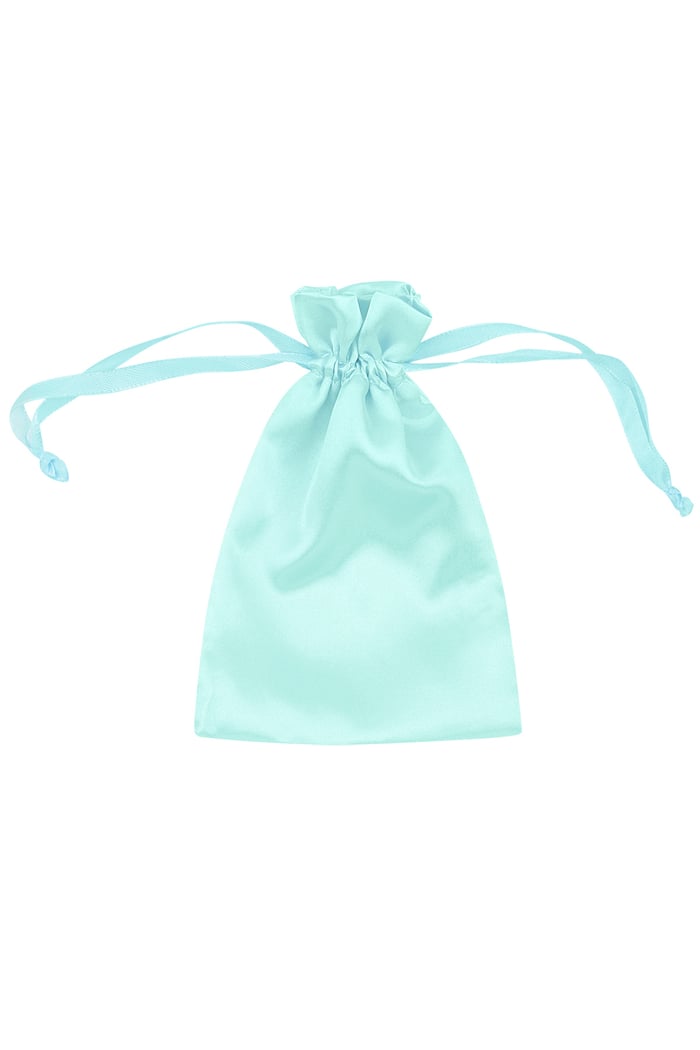 Jewelry bag satin basic - mint 