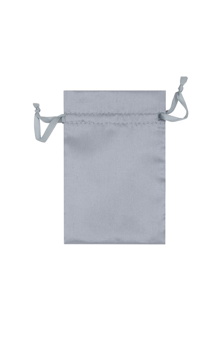 Jewelry bag satin basic - gray 2