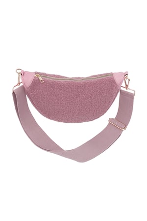 Flauschige Teddy Tasche - rosa h5 Bild3